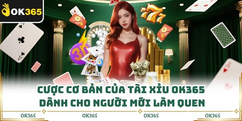 Cược cơ bản của tài xỉu OK365 dành cho người mới làm quen