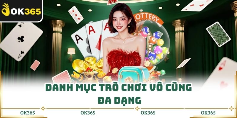 Danh mục trò chơi vô cùng đa dạng