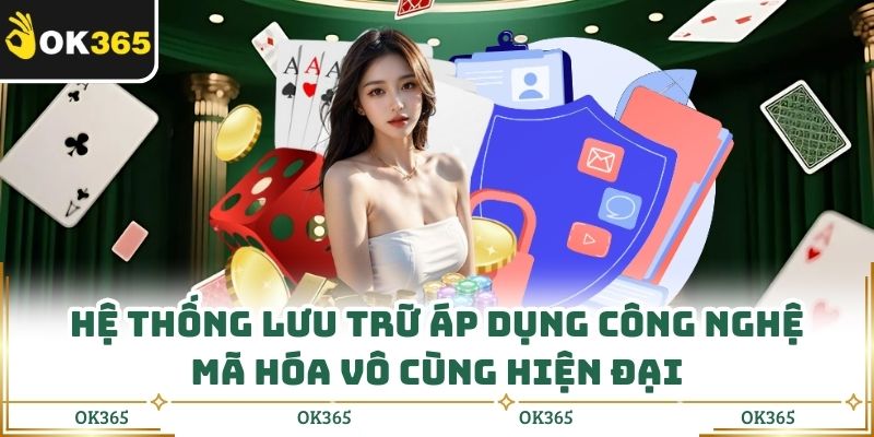 Hệ thống lưu trữ áp dụng công nghệ mã hóa vô cùng hiện đại